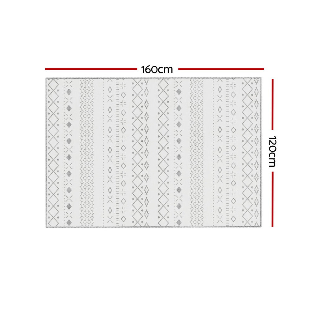 Artiss Rug 120x160cm Area Rug Washable Mat Large Carpet Soft Short Pile Una