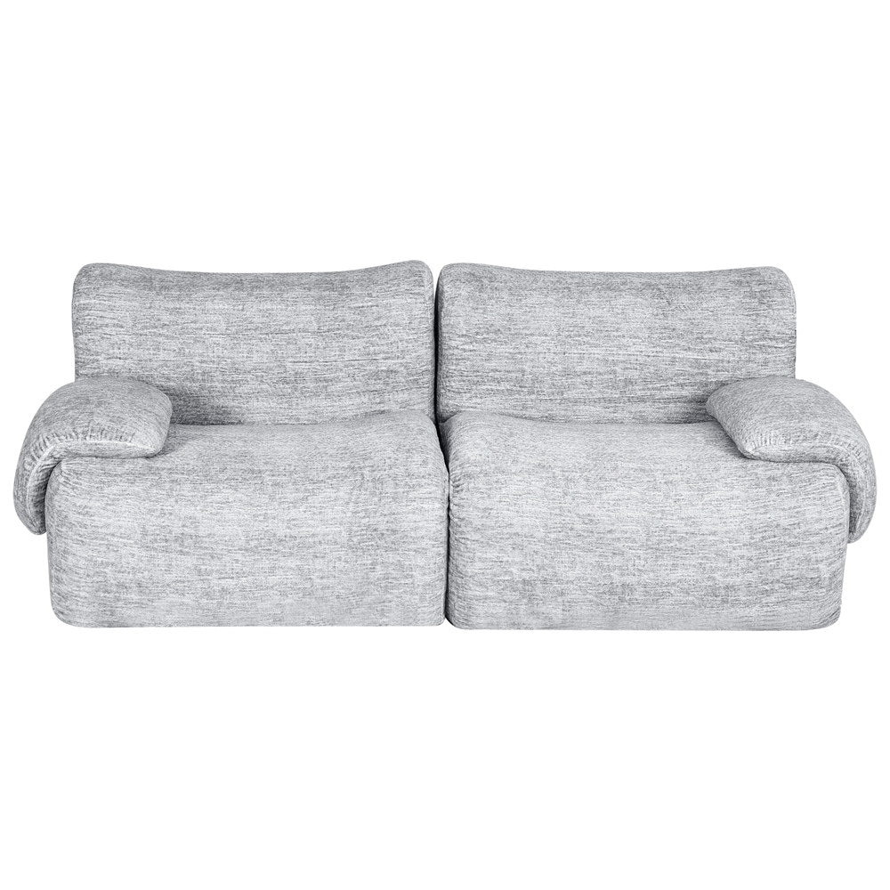 Artiss 2 Seater Sofa Modular Sectional Sofas Couch Bed No Assembly Living Room Grey