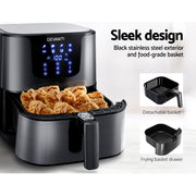 Air Fryer 7L LCD Fryers Black