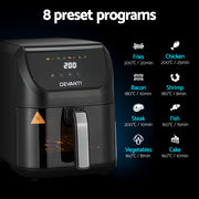 Air Fryer 5L W/ LCD Touch 1500W