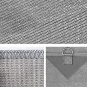 Caravan Privacy Screen Roll Out Awning 4.6x1.95M End Wall Side Sun Shade Grey