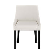 Artiss Dining Chairs Set of 4 Corduroy Wooden Beige