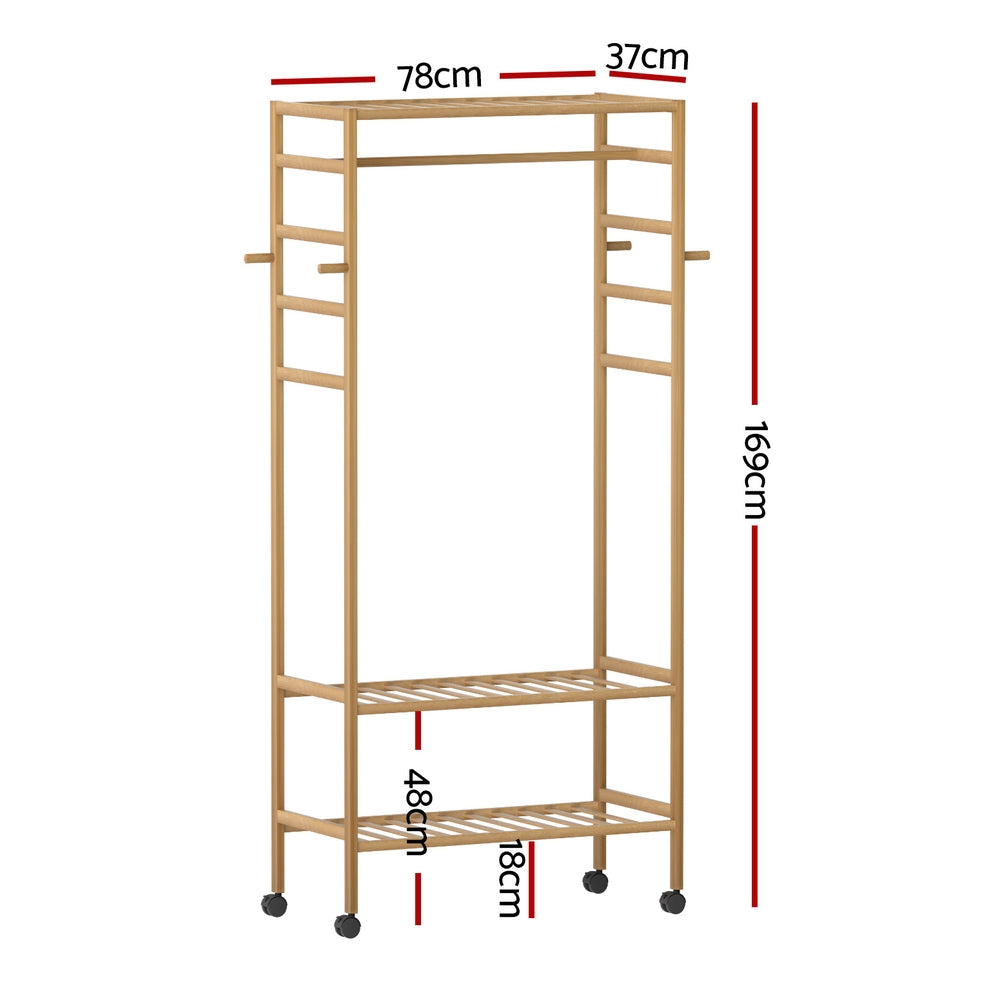 Artiss Clothes Rack Wardrobe Coat Stand 169cm