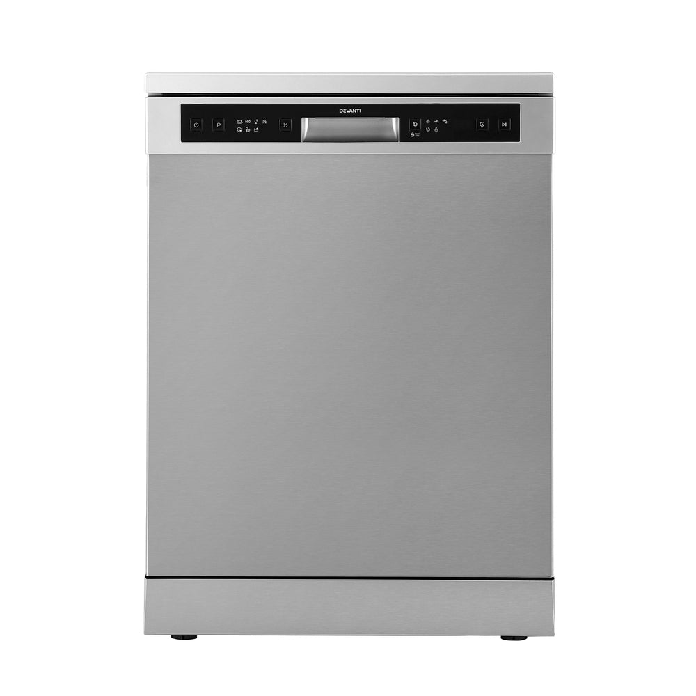 60cm 14 Place Settings Freestanding Dishwasher Silver