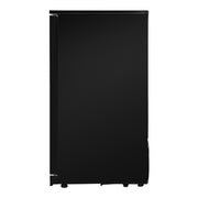 198L Bar Fridge Dual Glass Door w/Light Black