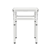 Weisshorn Folding Camping Table 60CM Adjustable Portable Outdoor Picnic Desk