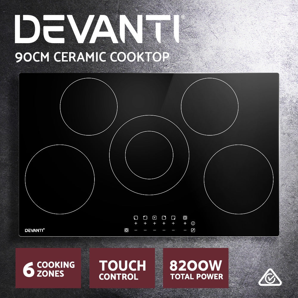 Electric Ceramic Cooktop 90cm