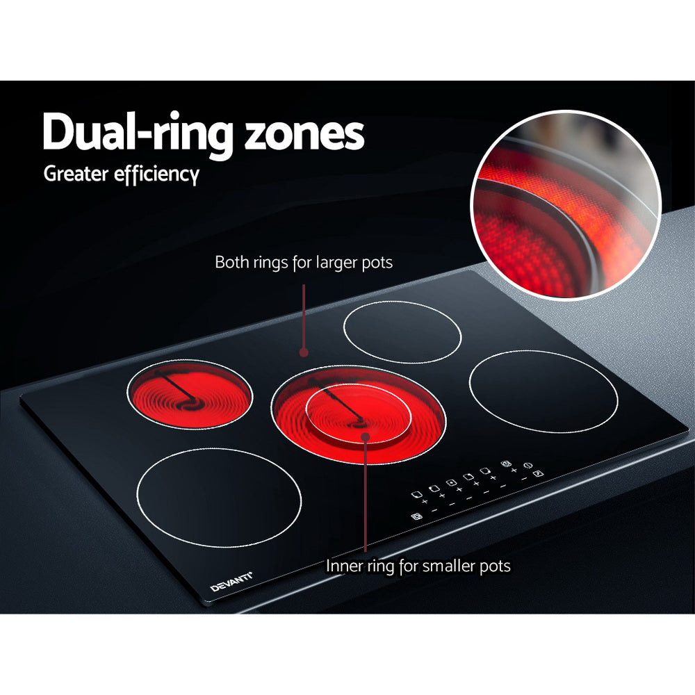 Electric Ceramic Cooktop 90cm