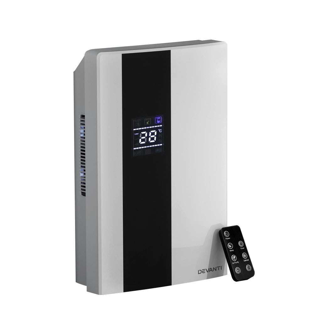 Dehumidifier 2L Air Purifier White