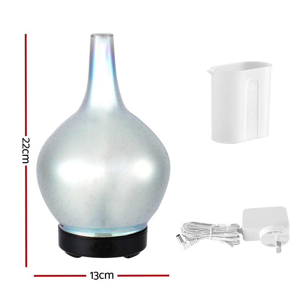 Ultrasonic Aroma Aromatherapy Diffuser 3D Light Oil Firework Humidifier