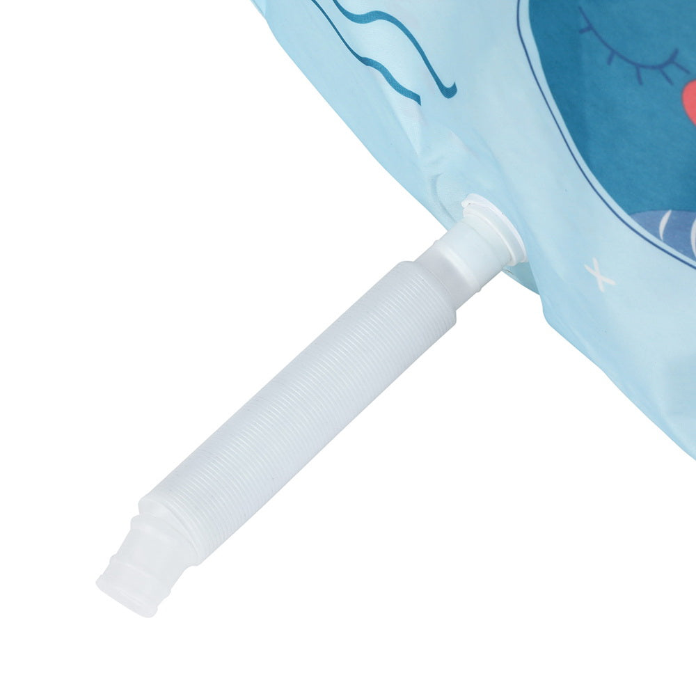 Weisshorn Foldable Bathtub PVC Spa Bucket Inflatable Cushion 114x62cm Blue