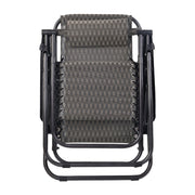 Gardeon 2PC Zero Gravity Chair Folding Outdoor Recliner Adjustable Sun Lounge Camping Grey