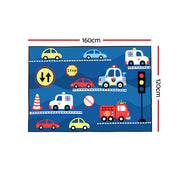 Artiss Rug 120x160cm Area Rug Washable Mat Large Carpet Soft Short Pile Kids