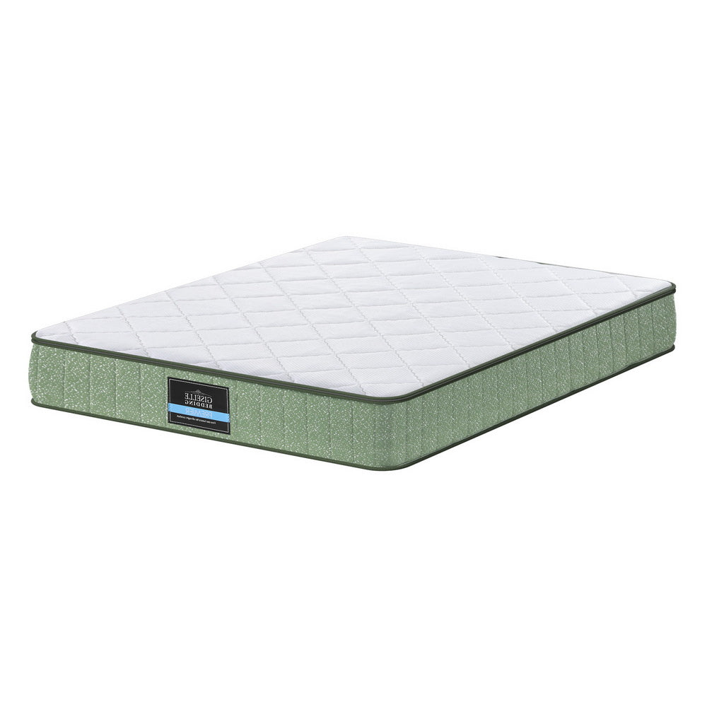 Giselle 25cm Memory Foam Mattress Dual Layer Zipper Cover Cool Charcoal Foam Mattresses Queen