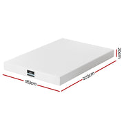 Giselle 20cm Memory Foam Mattress Green Tea King