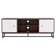 Artiss TV Unit 150cm Storage Shelves Walnut White