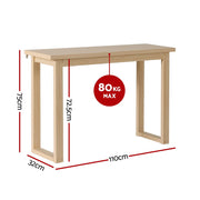 Artiss Console Table 110CM Pine