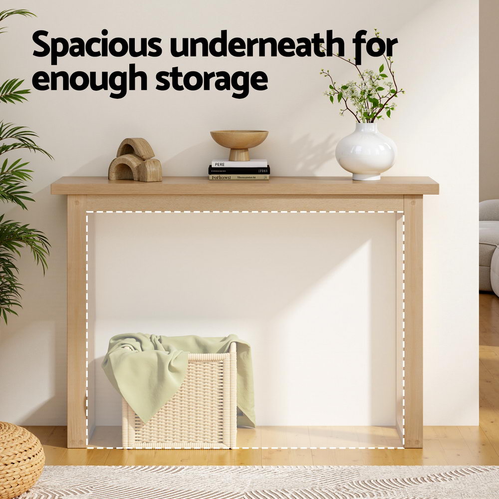 Artiss Console Table 110CM Pine