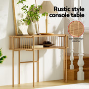 Artiss Console Table 124CM Pine