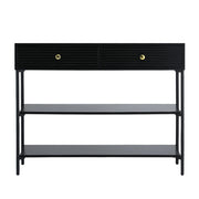 Artiss Console Table 3-Tier Black