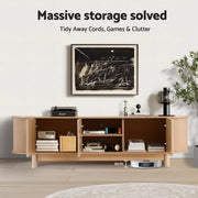 Artiss TV Unit Entertainment Unit Storage Cabinet 160cm Pine