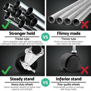 Artiss Clothes Rack Airer Rail Coat Stand Adjustable Hanger