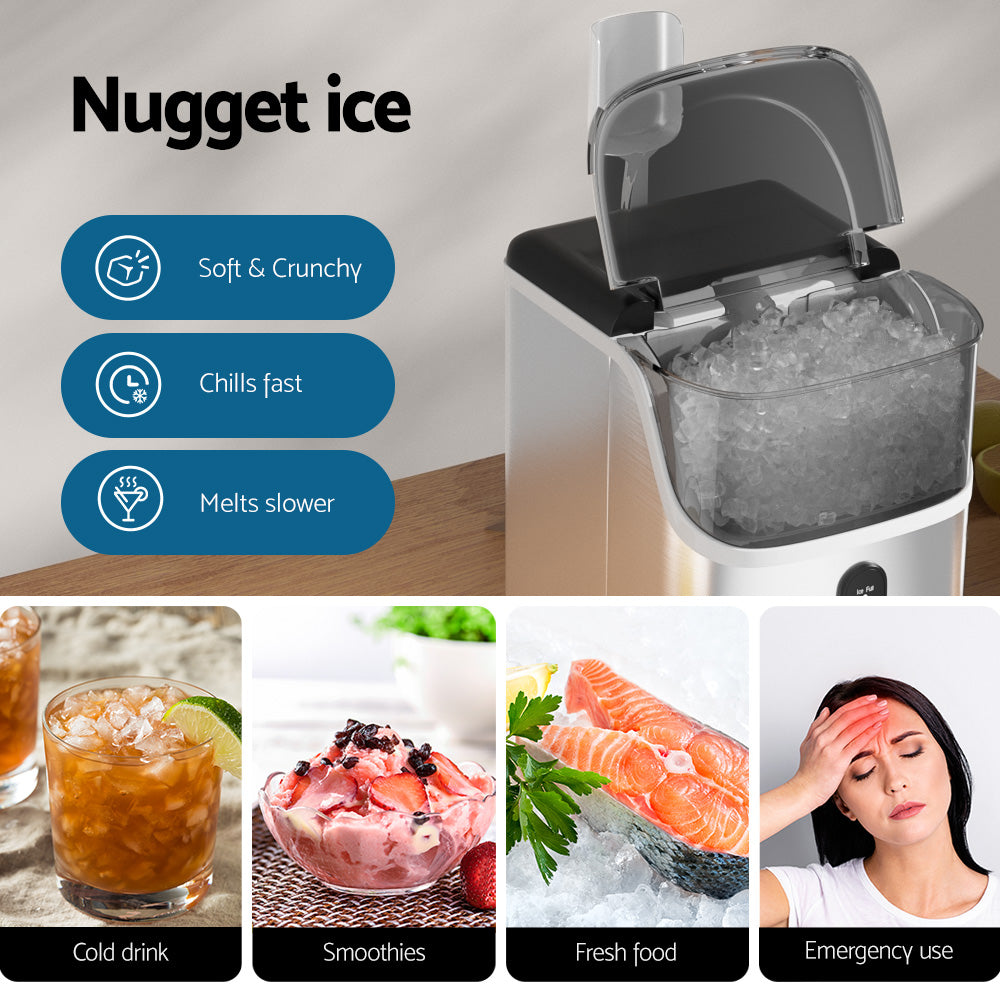 Ice Maker Machine 15kg Nugget Ice Cube