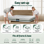 20cm Giselle Mattress Queen Green Tea Mattresses