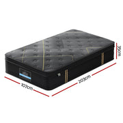 35cm Giselle Mattress King Single Bed Bamboo Pocket Firm Foam