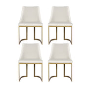 Artiss Dining Chairs Set of 4 Linen Fabric Frame Beige