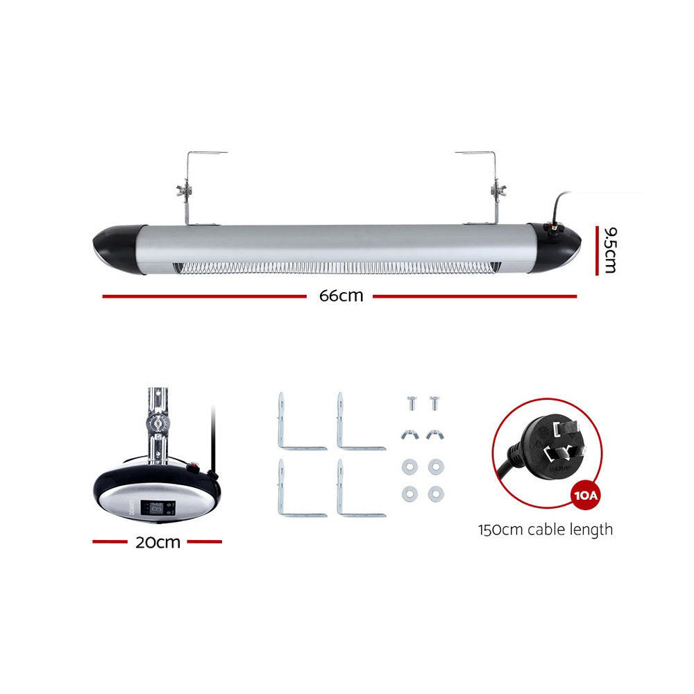 Electric Strip Heater Radiant Heaters 1500W