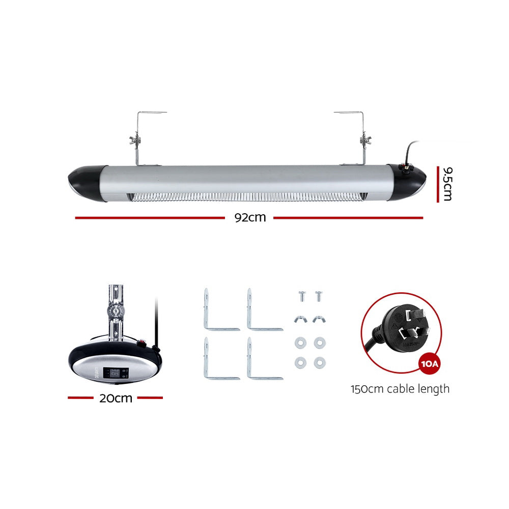 Electric Strip Heater Radiant Heaters 2000W