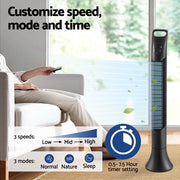 Tower Fan Oscillating 3 Speeds with Remote 91cm