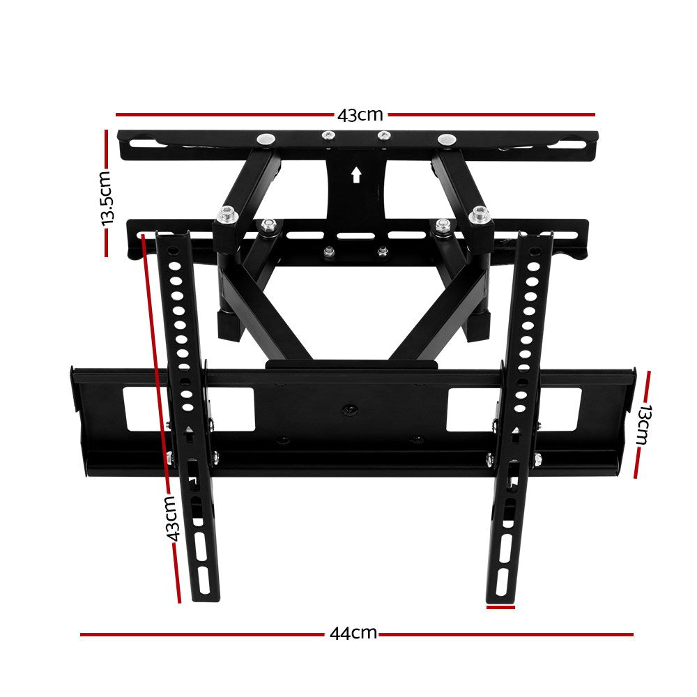 TV Wall Mount Bracket for 23"-55" LED LCD Full Motion Dual Strong Arms