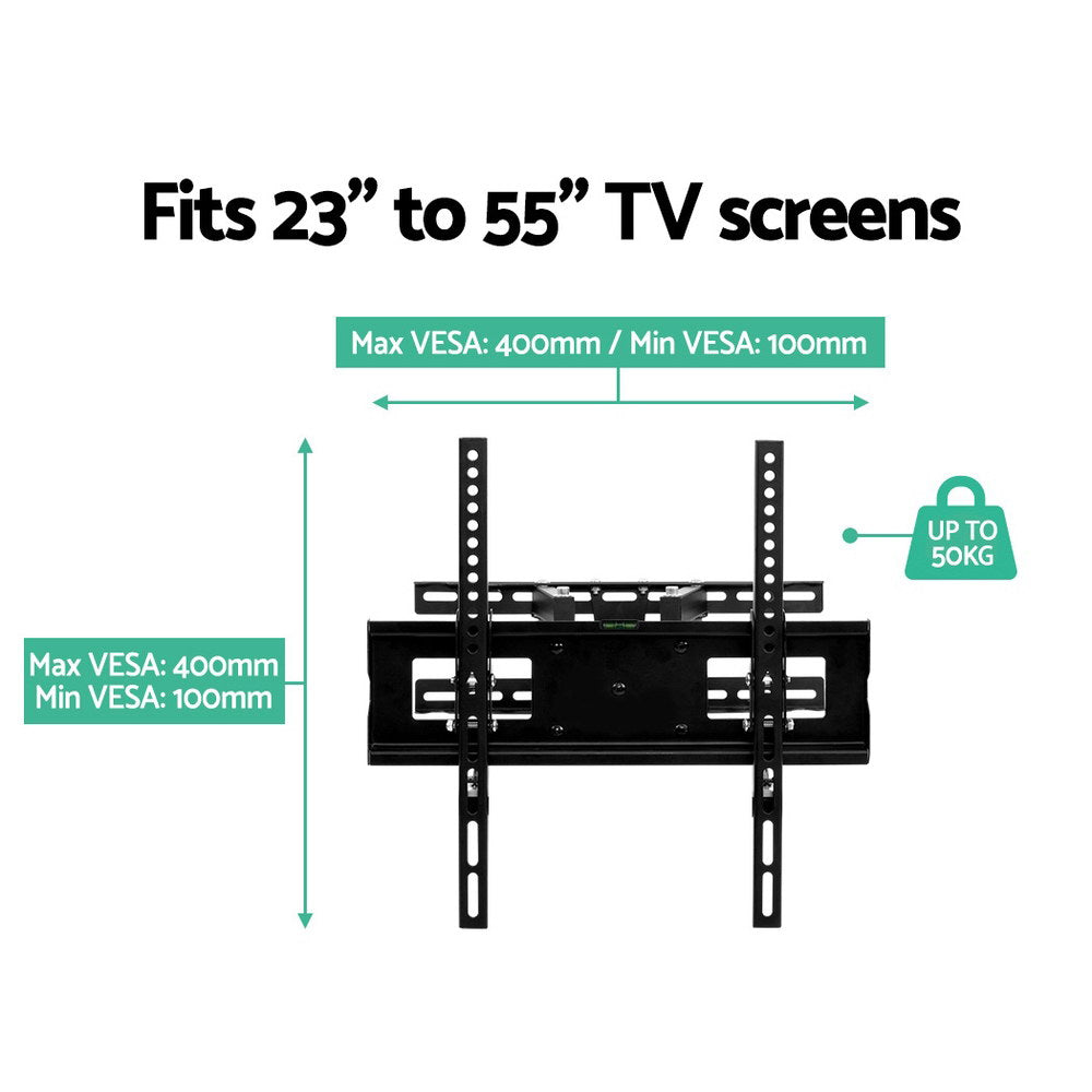 TV Wall Mount Bracket for 23"-55" LED LCD Full Motion Dual Strong Arms