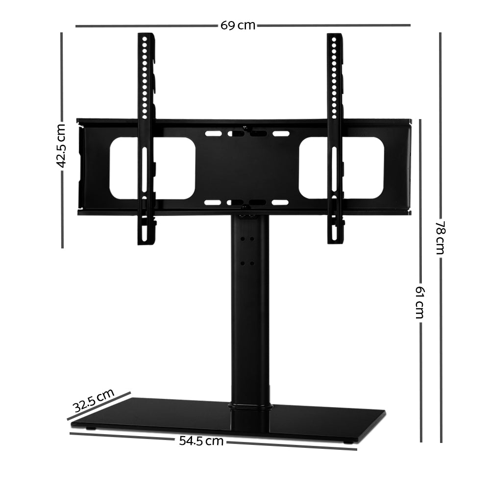 TV Stand Mount Bracket for 32"-70" LED LCD Swivel Tabletop Desktop Plasma