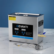 6.5L Ultrasonic Cleaner Heater Cleaning Machine Timer Industrial 180W