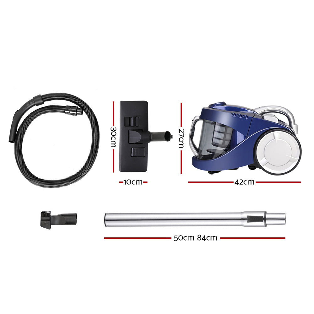 2200W Bagless Vacuum Cleaner Blue