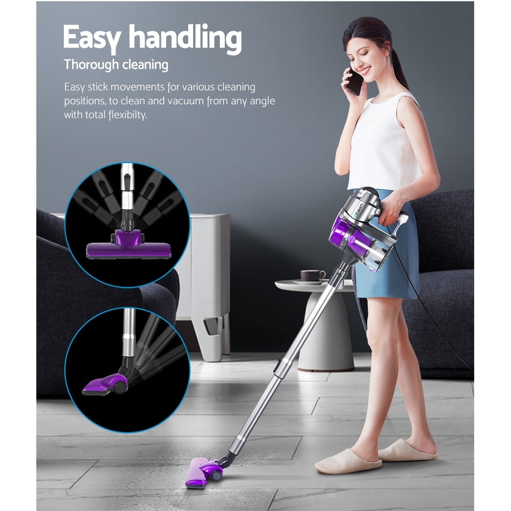 Stick Vacuum Cleaner Handheld Corded 450W Purple