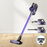 Stick Vacuum Cleaner Cordless Roller Brush 150W Purple