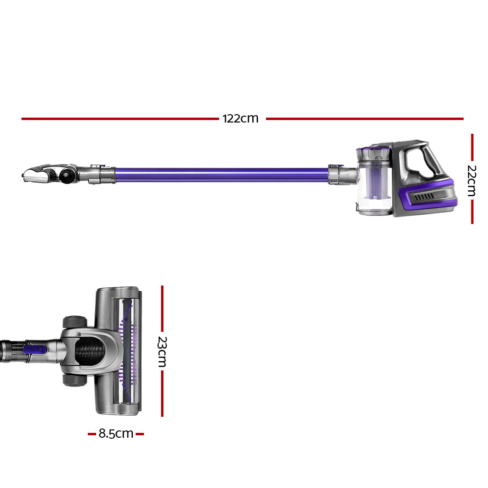 Stick Vacuum Cleaner Cordless HEPA Filter Purple