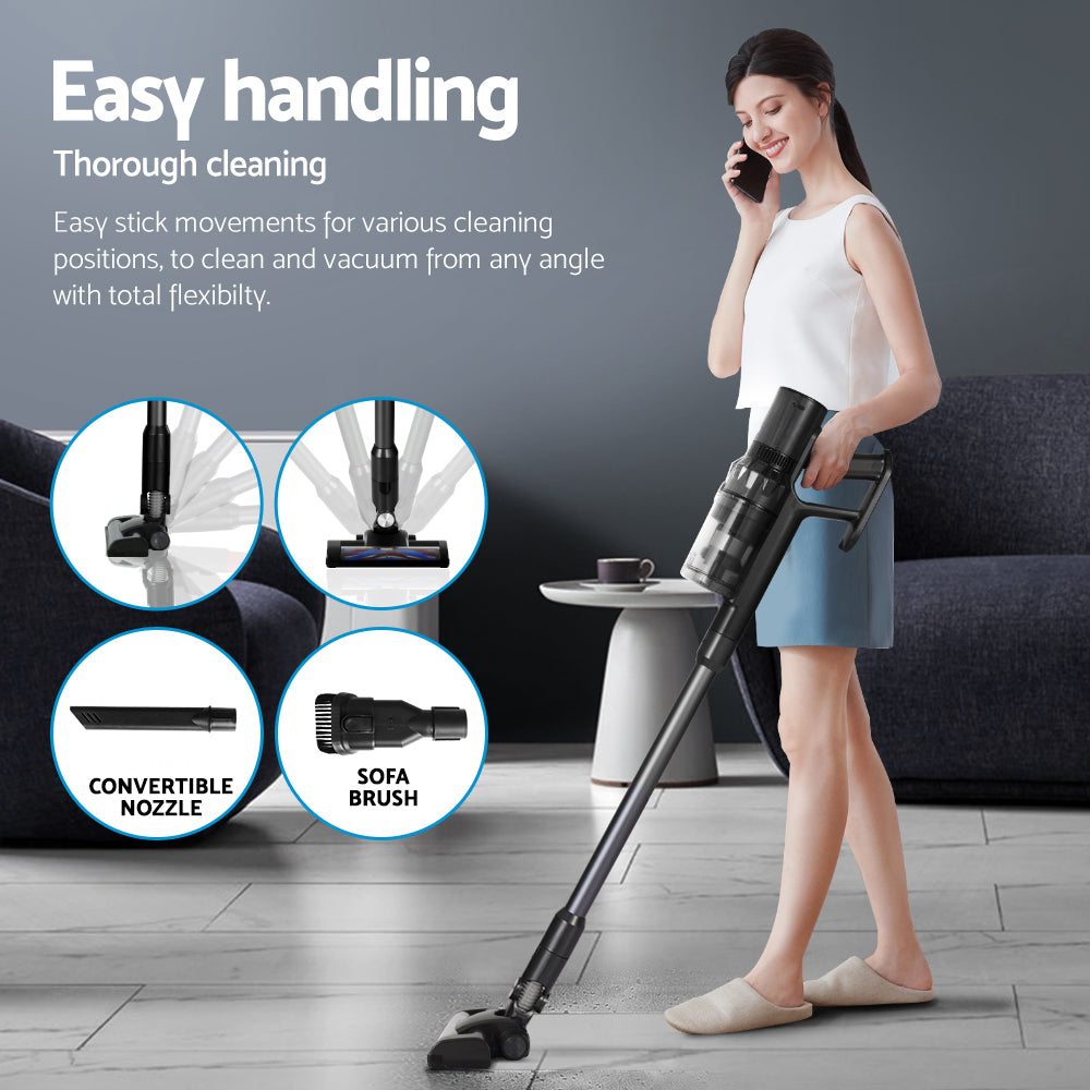 Stick Vacuum Cleaner Mop Head 350W Grey