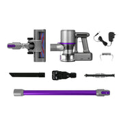 Stick Vacuum Cleaner Bagless Cordless 120W Purple