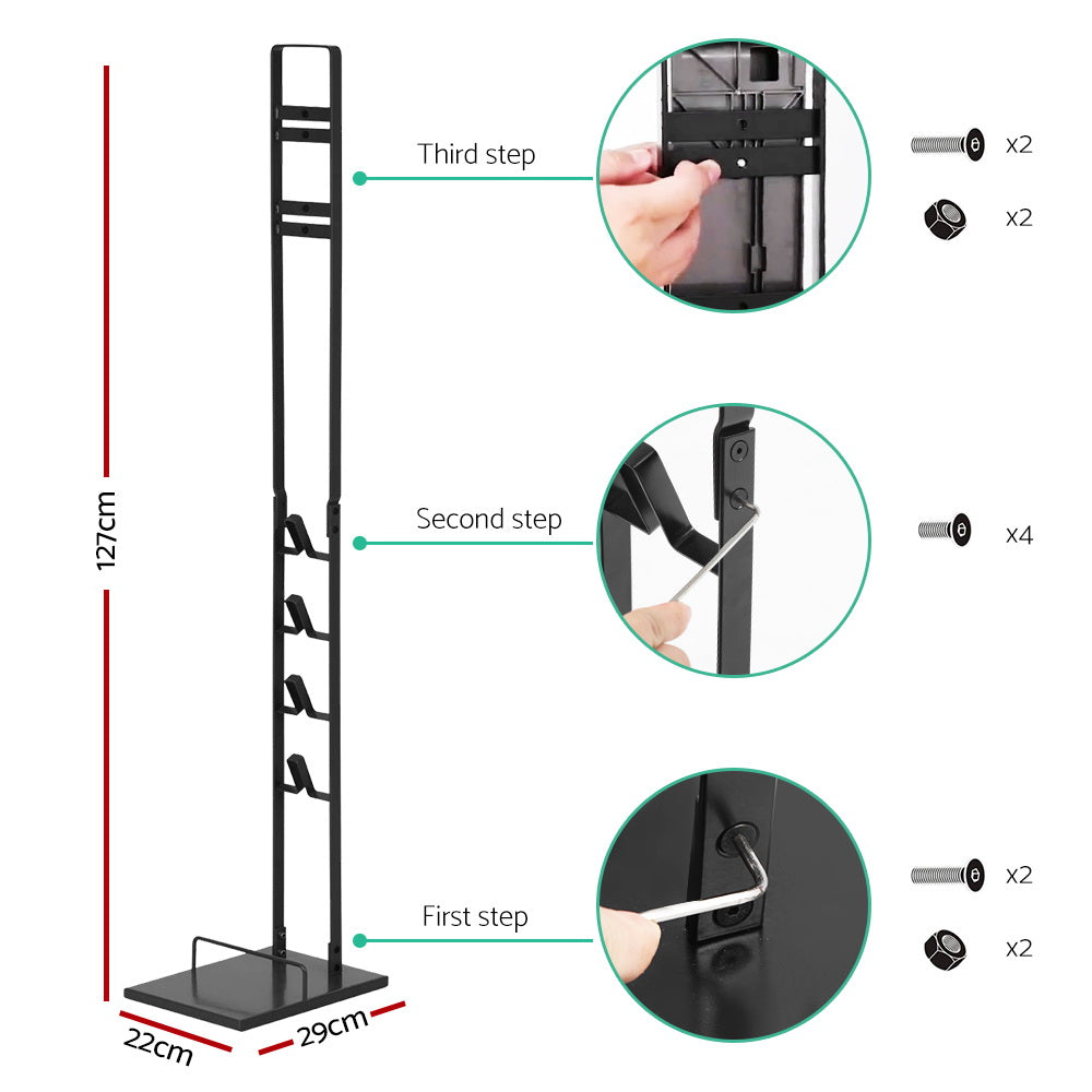 Freestanding Dyson Vacuum Cleaner Stand for V6 7 8 10 11 Black