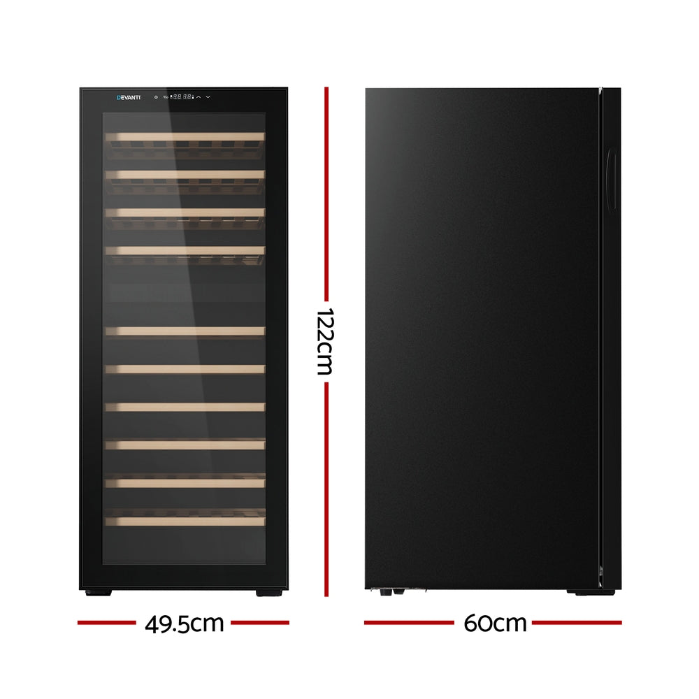 Wine Fridge Cooler Compressor Dual Zone 80 Bottles