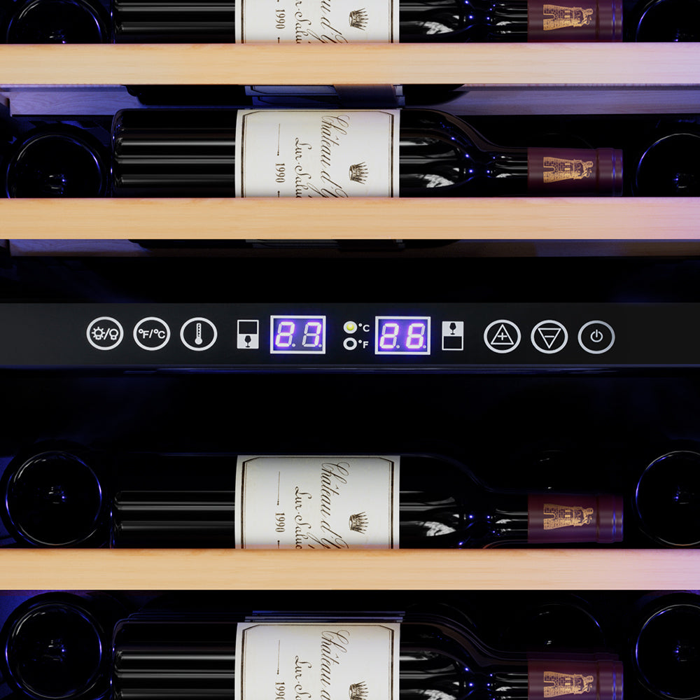 Wine Fridge Cooler Dual Zone 128 Bottles