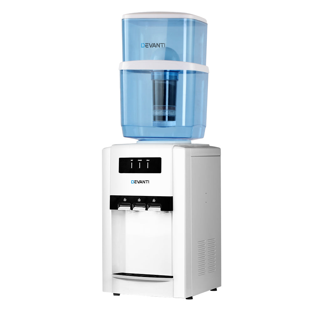 Water Cooler Dispenser Bench Top 22L w/2 Filter