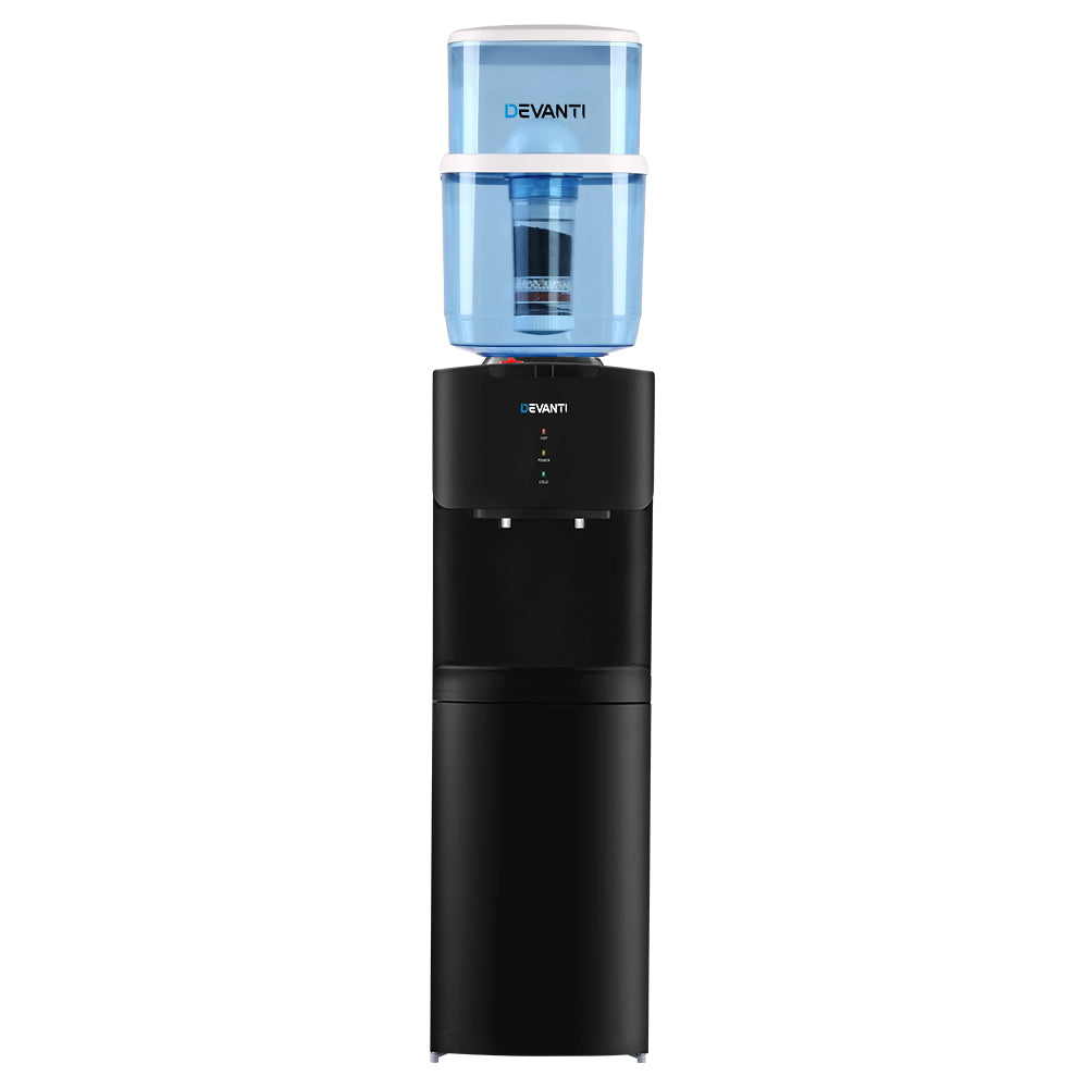 Water Cooler Dispenser Stand 22L Bottle Black