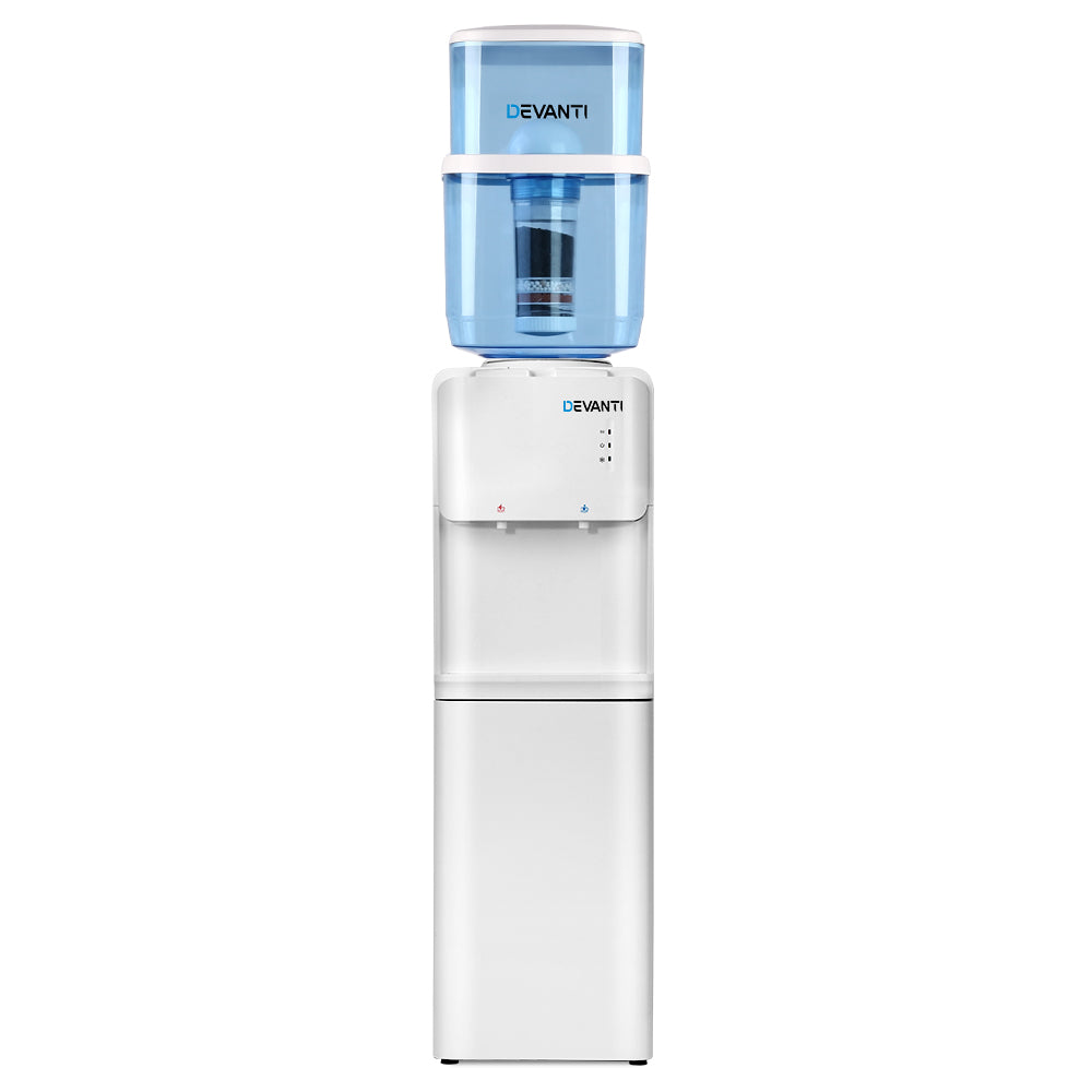 Water Cooler Dispenser Stand 22L Bottle White