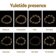 Jingle Jollys 3X3M Christmas Lights Curtain String Light 300 LED Warm White